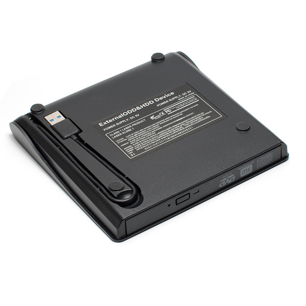 For 9.5/12.7mm SATA USB3.0 Type-C External DVD Burner Optical Drive Case CD DVD Reader DVD-ROM CD-RO