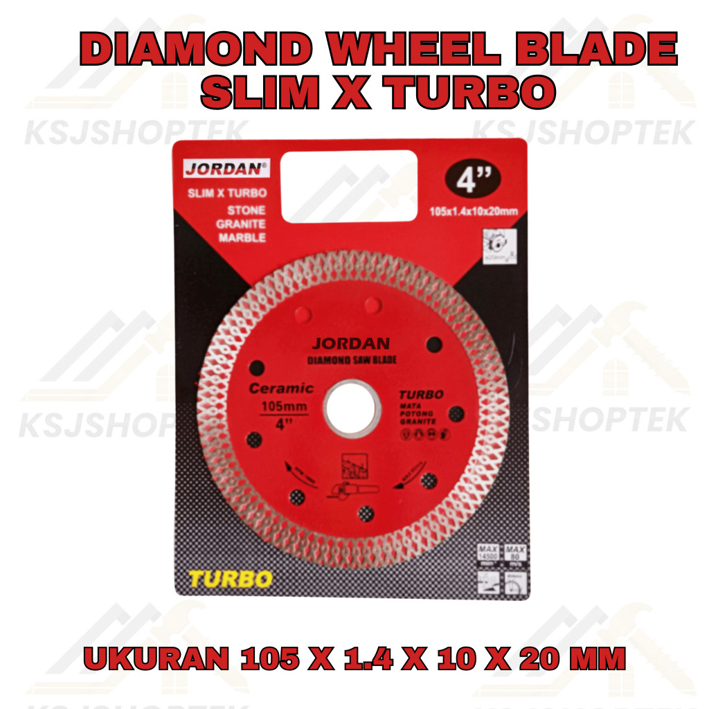 Diamond Wheel Jordan / Batu Potong Granit X Turbo Batu Potong Keramik Granit