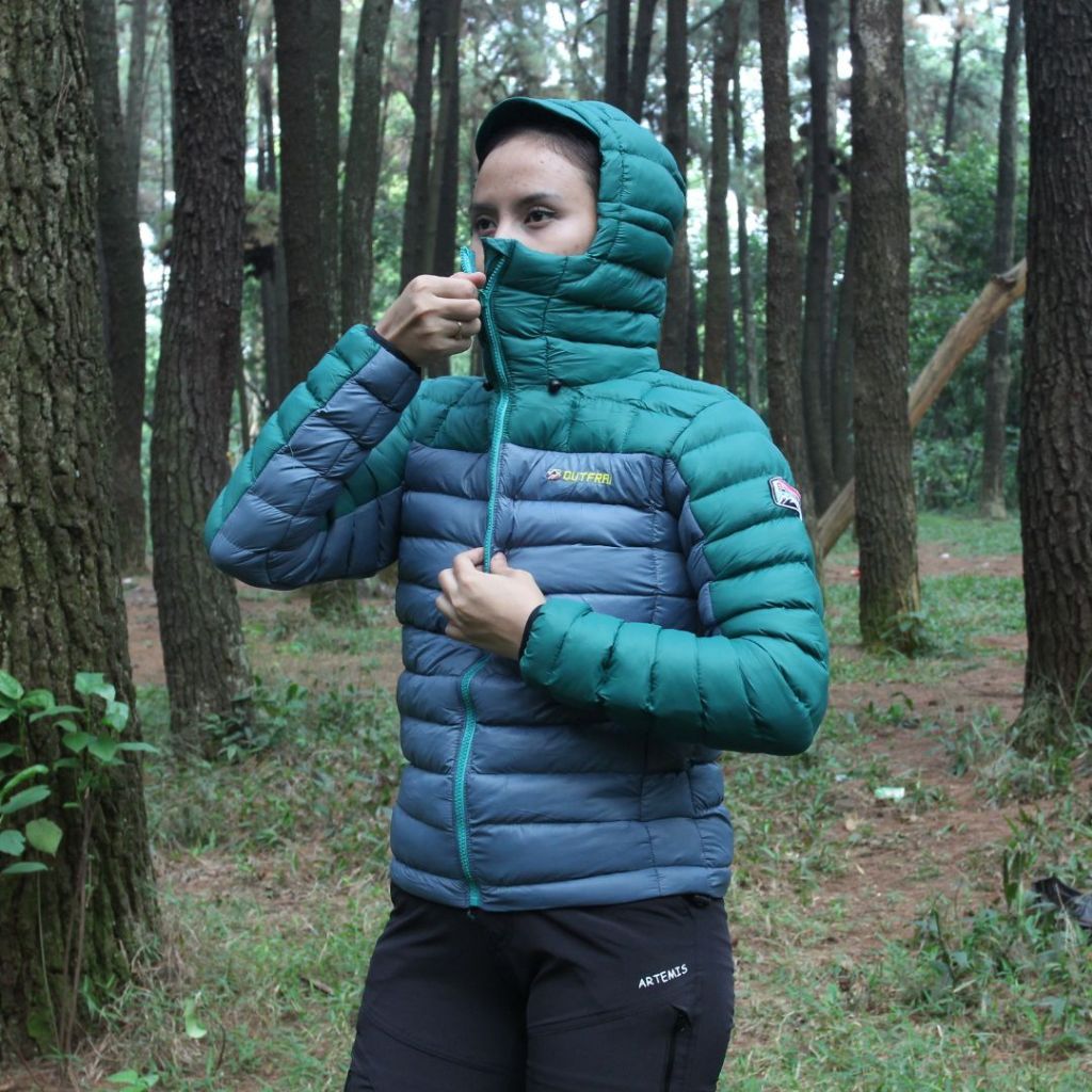 Bintang Ofc Jaket Gunung Pria Wanita Jaket Gorpcore Jaket Dacron Tebal Jaket Outdoor Kombinasi Outfr