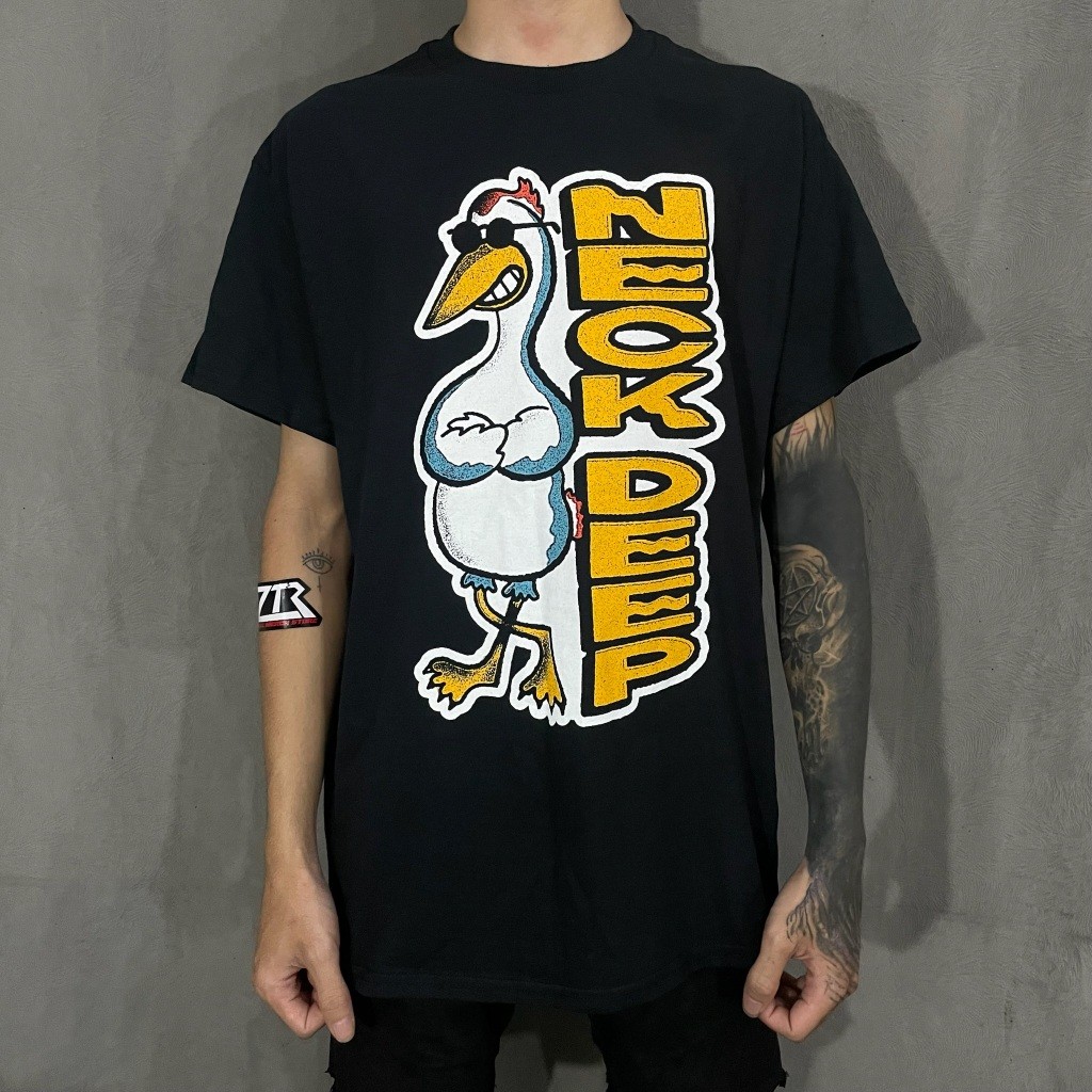 ORI T Shirt Band Official NECK DEEP- DUCK Original