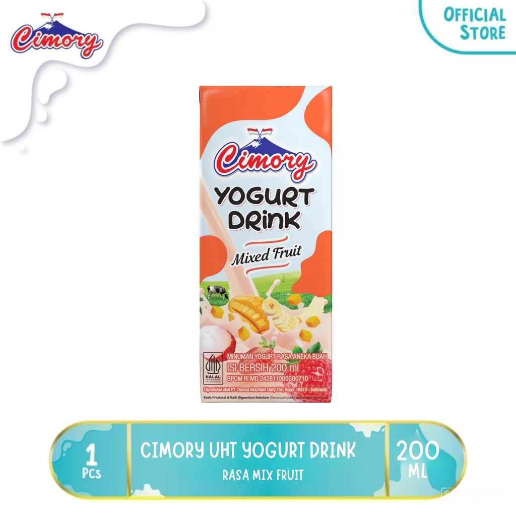 UHT YOGHURT DRINK 200ML MIXED FRUIT