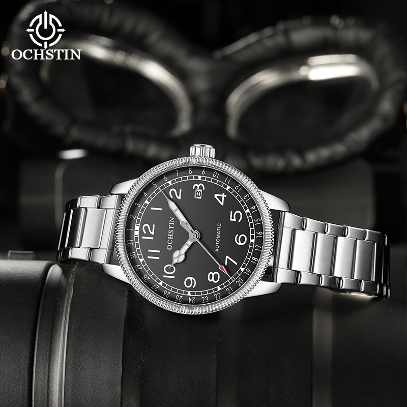OCHSTIN Man Automatic Mechanical Movement Watches Men's Stainless Steel Bracelet Wrist Hot Sale Wate