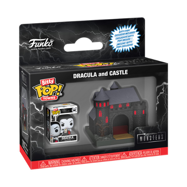 Funko Bitty POP town Universal Monster Draculas Castle with Dracula