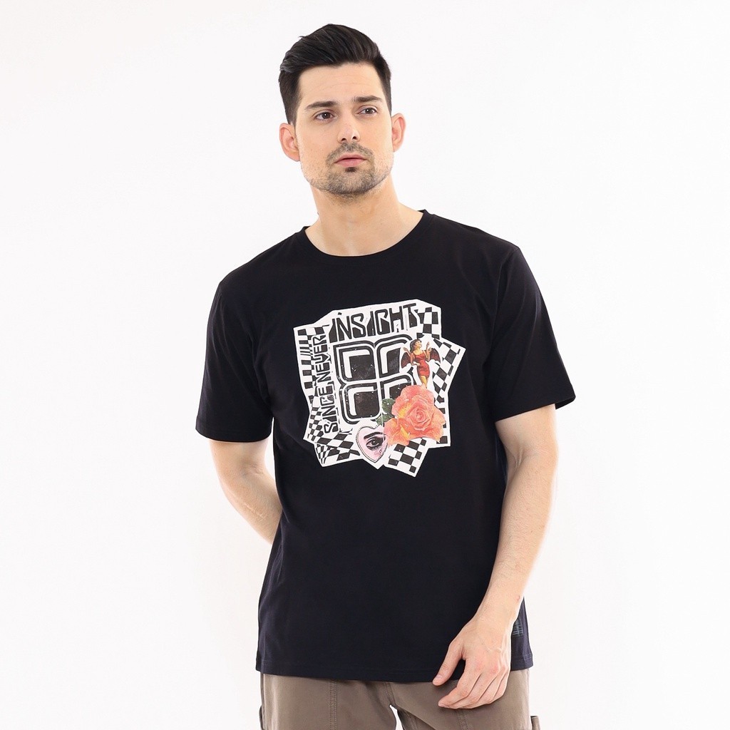 ORI  Insight Kaos Lengan Pendek Pria Hitam C Tusken Tee IS211147-BLK Planet Surf Tee