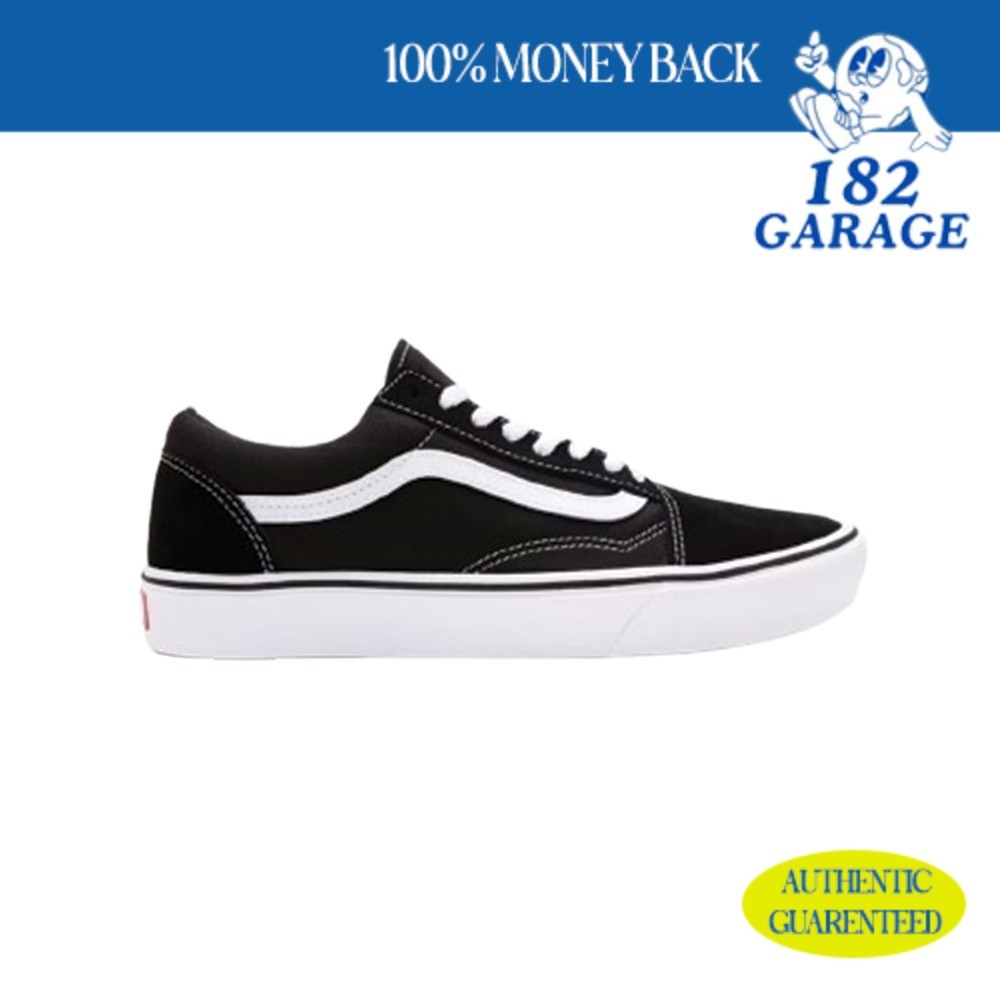 Sepatu Vans Old Skool Comfycush Black White