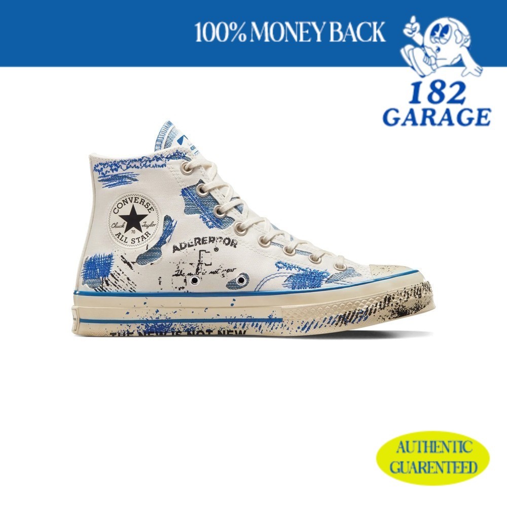 Sepatu Converse Chuck Taylor All Star 70 High Ader Error White Blue Imperial A05351C