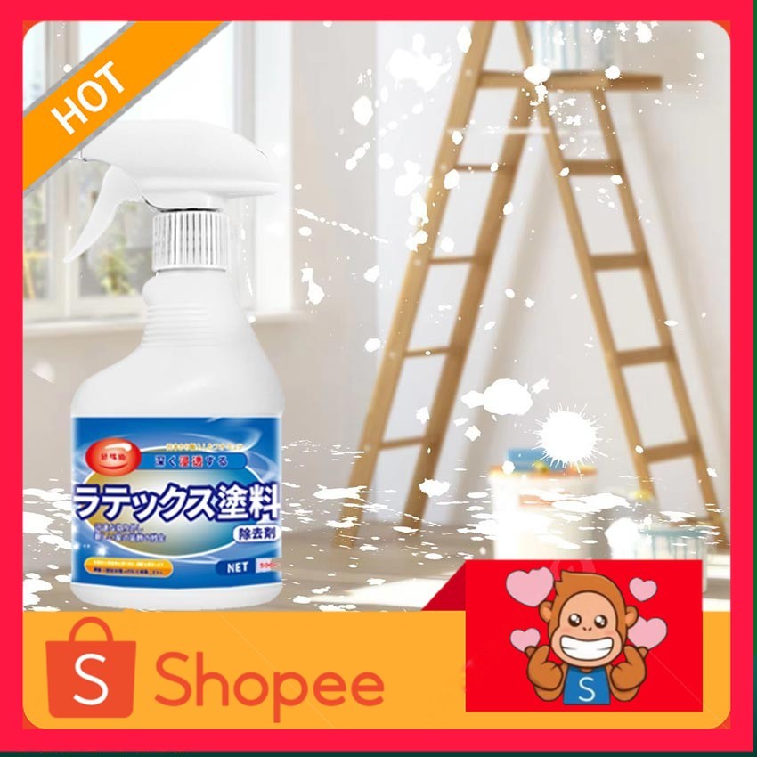 500ml Pembersih Noda Cat Tembok Remover Spray / Latex Paint Remover / Pengelupas Cat Tembok
