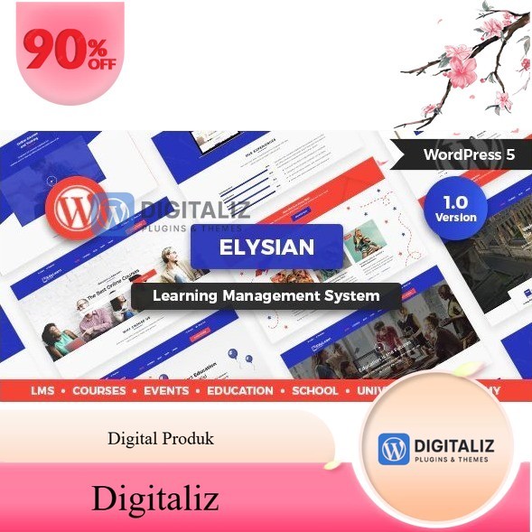 Elysian – WordPress School Theme + LMS