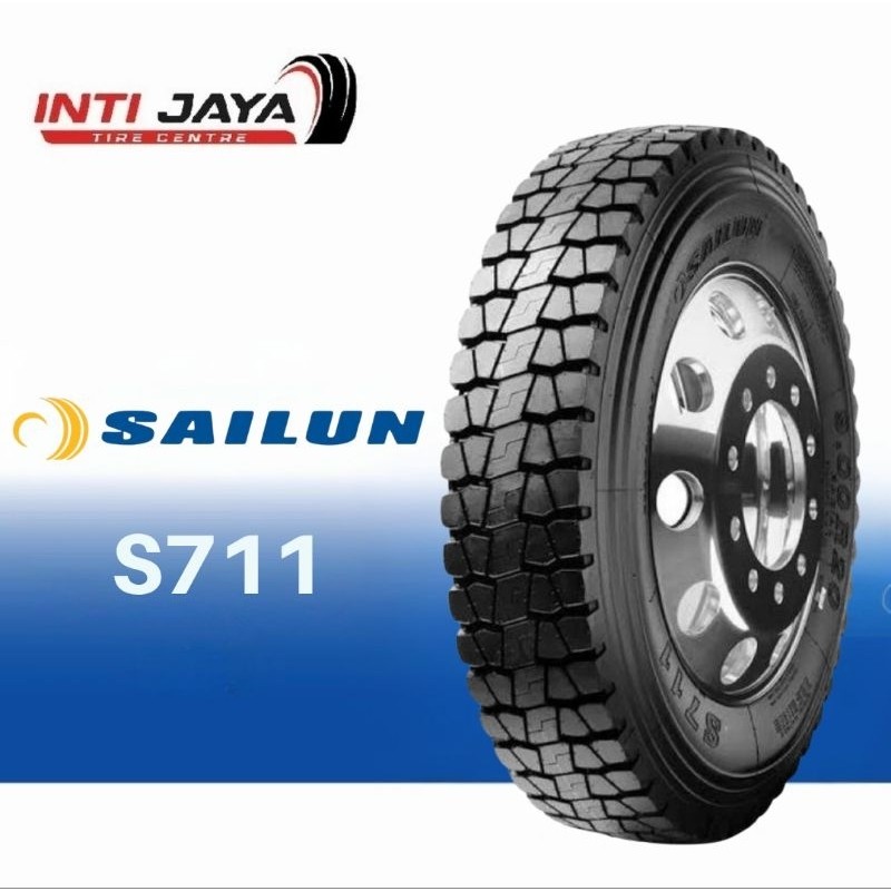Ban Truk Radial Sailun S711 S 711 750 R16 750R16 (1 set lengkap)