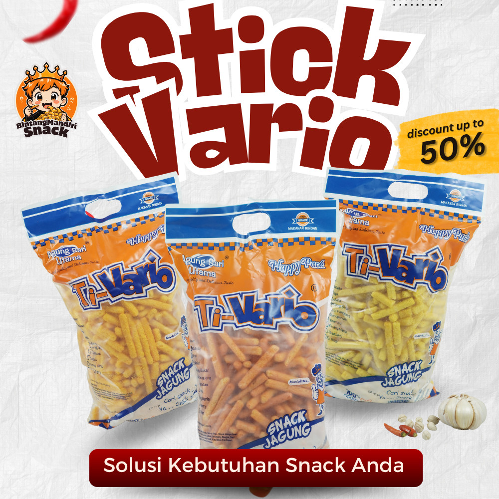 Stick Jagung Ti-Vario 300g | Snack Premium by Bimand.Snack