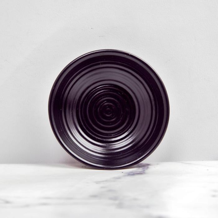 Artisan Ceramic | Black Doff Kev Sauce Dish