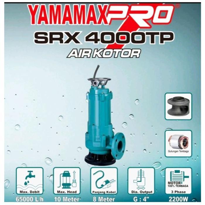 Pompa Celup Air Kotor 4 Inch 3Phase YAMAMAX PRO SRX 4000TP