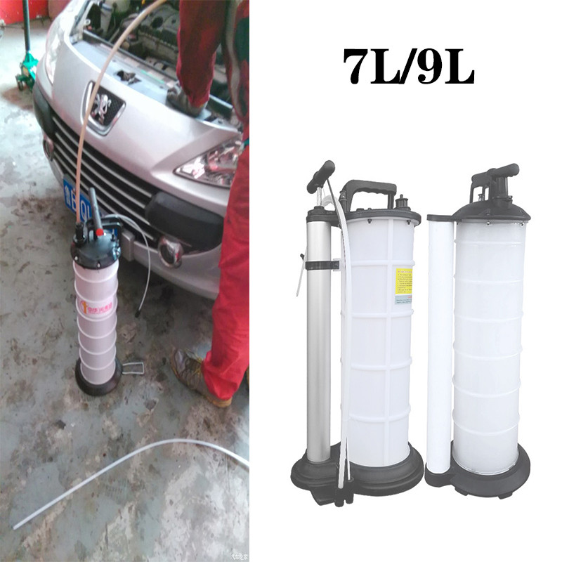 7L/9L PortableManual Oil Suction Pump Engine Oil Brake Oil Suction Pump Oil Delivery Pipe Replacemen