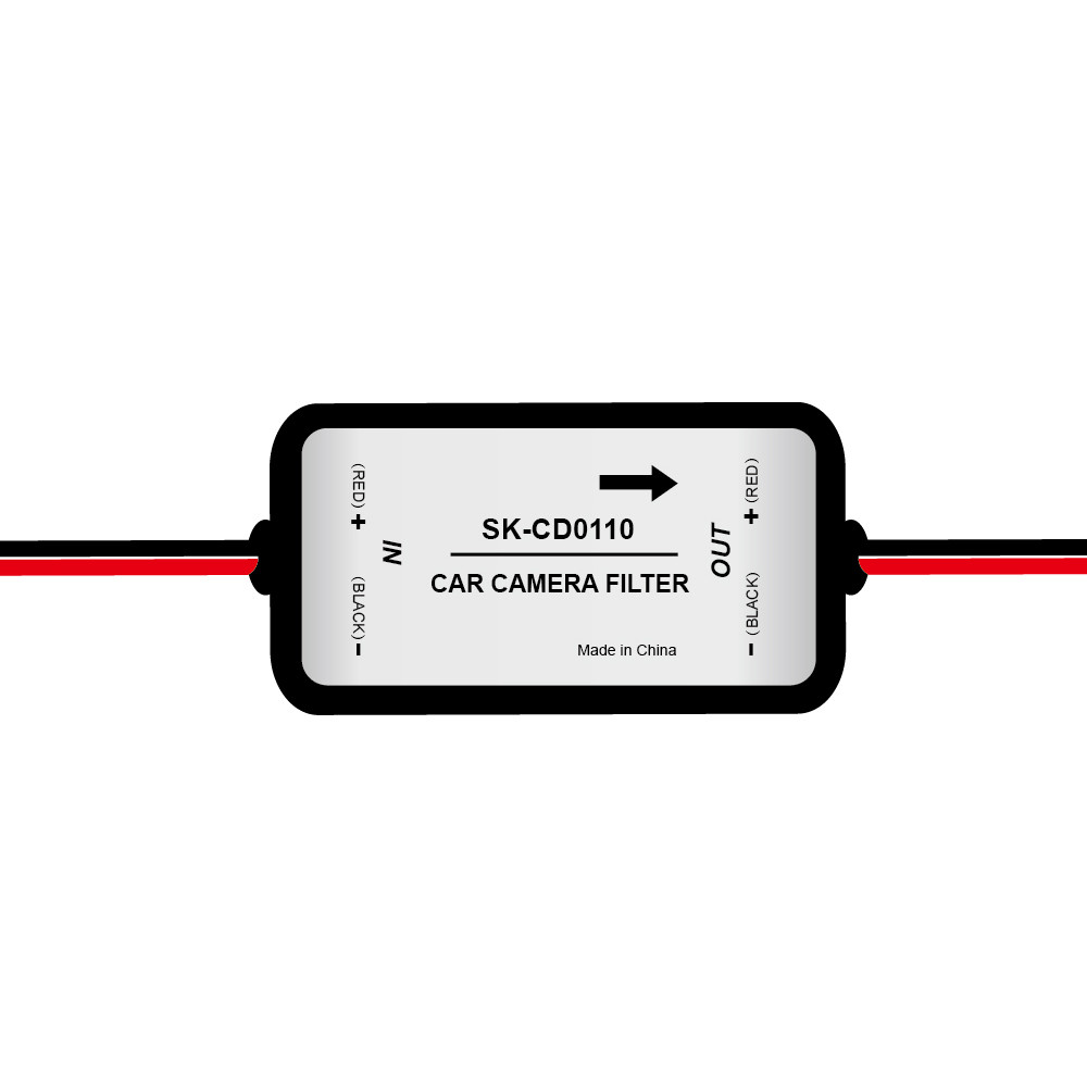 Rectifier DC 12V Power Car Rear View Camera Power Relay Capacitor Auto Car Camera Filter Relay Capac