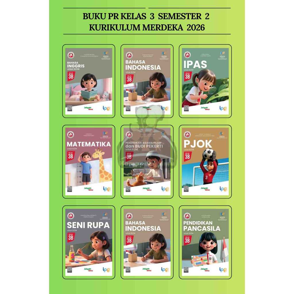 Buku Pr/LKS SD/MI Kelas 3/III Semester 2 Kurikulum Merdeka Intan pariwara Tahun 2026