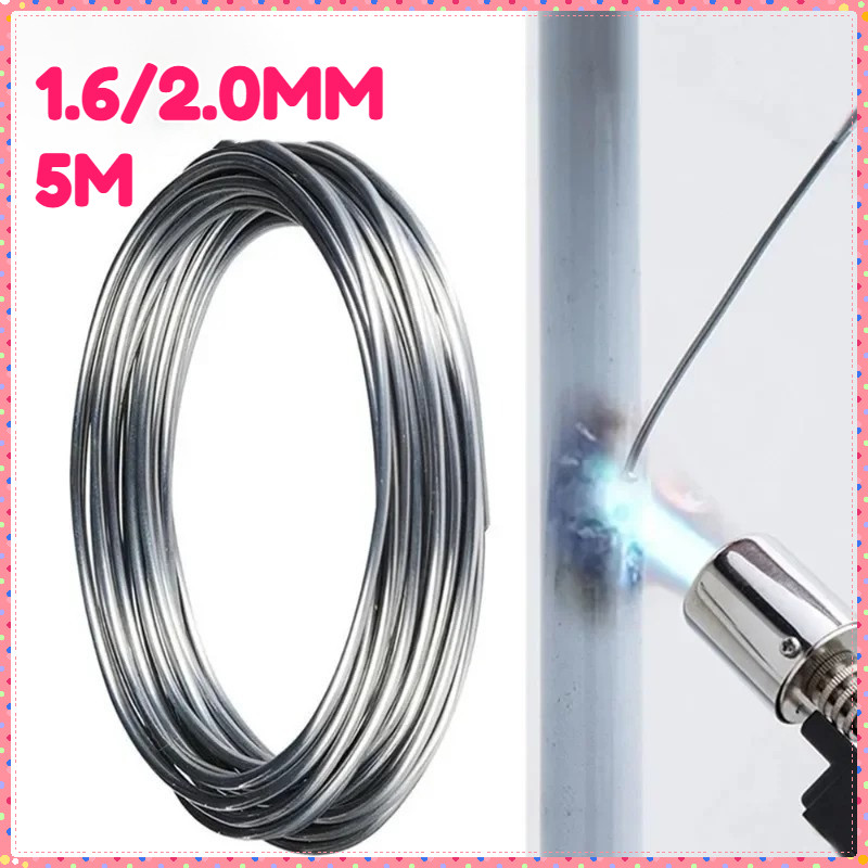 Kawat Las Aluminium Suhu Rendah/Kawat Las Aluminium Flux Electrode Suhu Rendah 1.3/2.0mm-5M Welding 
