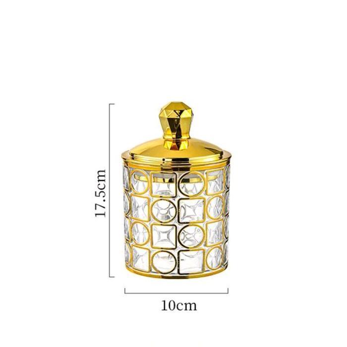 Toples Kedap Udara GOLD SERIES Mewah Elegan Cantik Toples Snack Cookies Toples Lebaran Ramadan Hari 