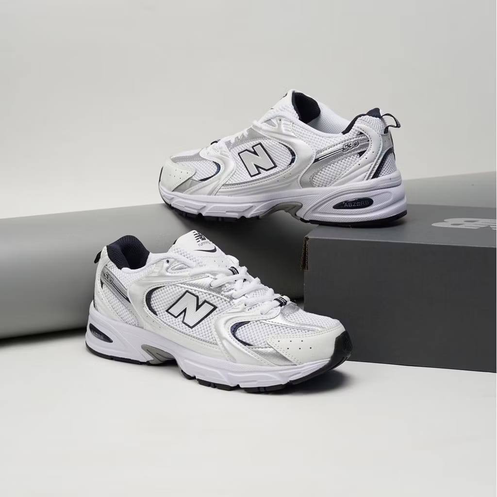 New Balance 530 White Silver Indigo

