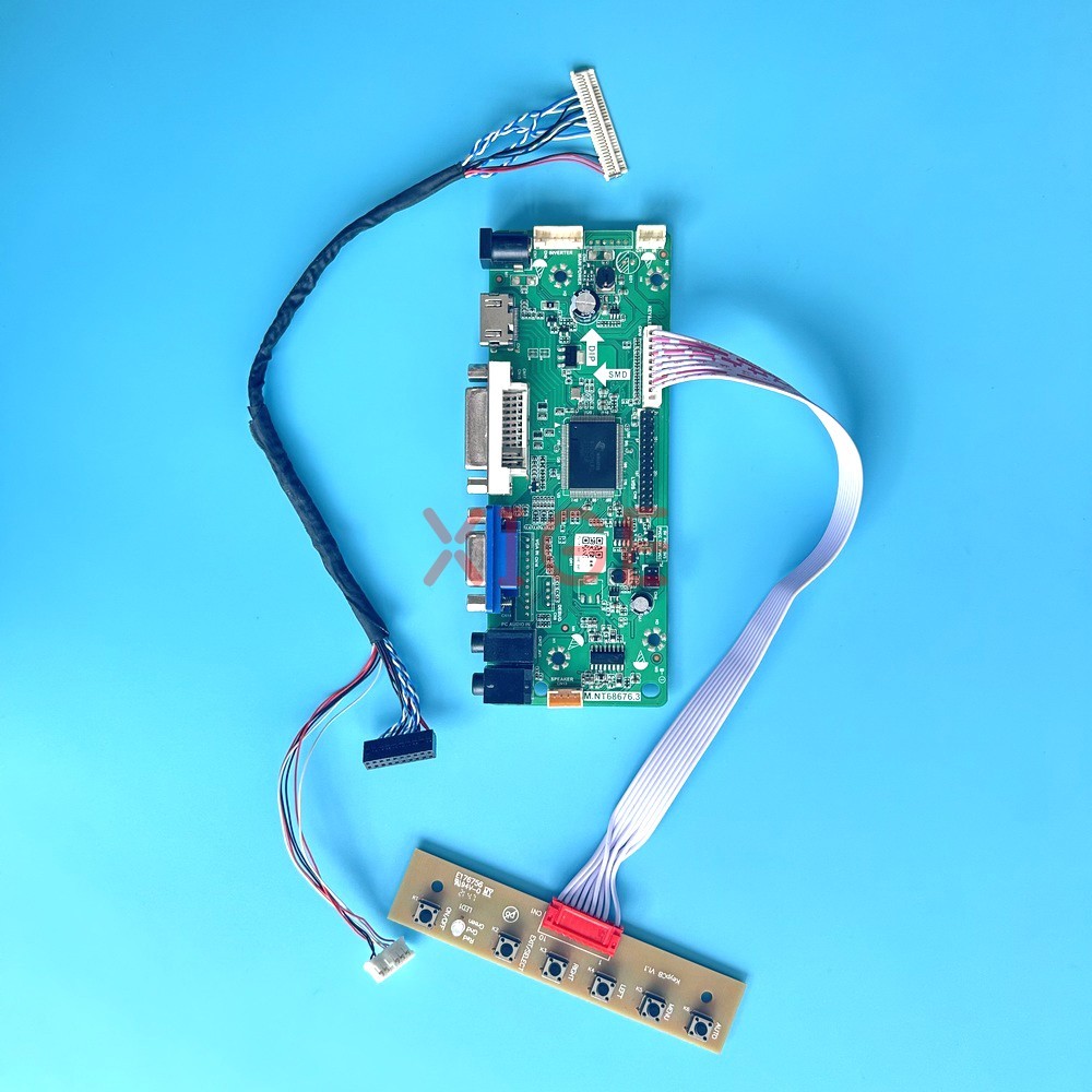 For HSD100IFW4 HSD101PFW2 LCD splay Controller Driver Board 10.1" 1024*600 Matrix HDMI-Compatible DV