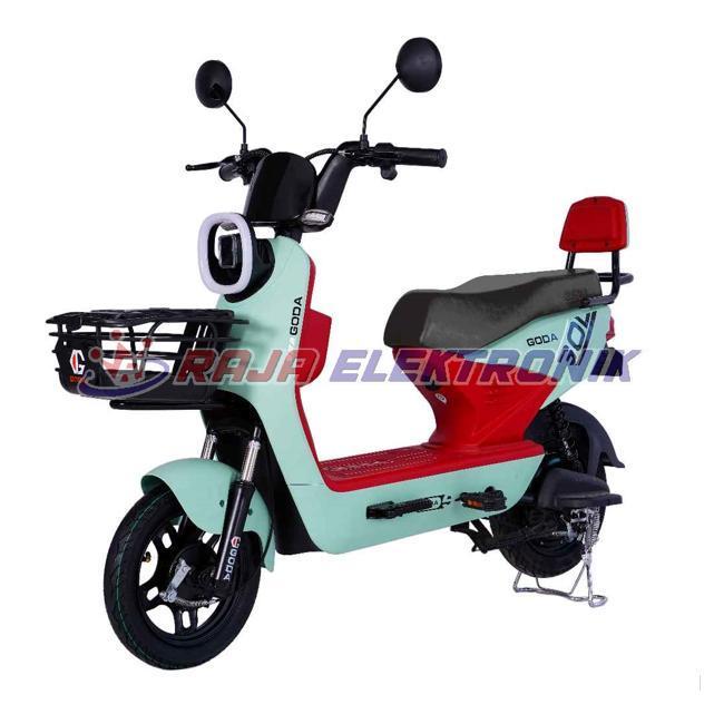 Super Diskon GODA SEPEDA LISTRIK GD122 - SEPEDA LISTRIK - MEGATRONIC - Biru - Biru