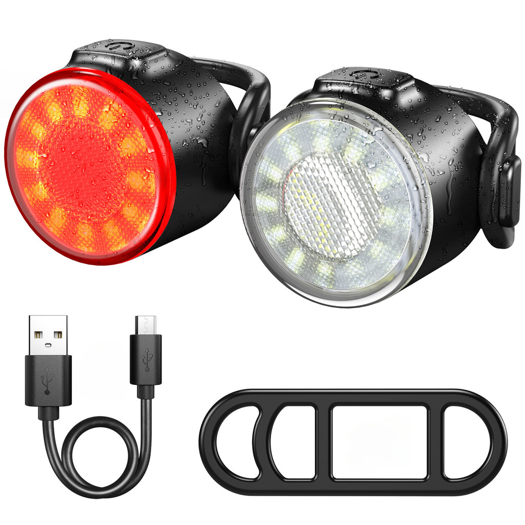 Waterproof Bicycle Cycling Lights Taillights LED Safety Warning Bicycle Lights Bicycle Tail Bicycles