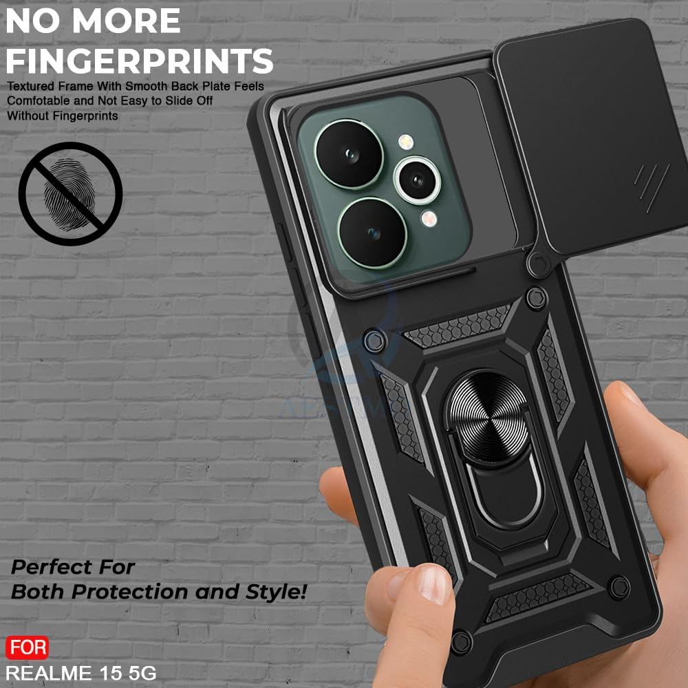 CASE REALME 15 / 15T / 15 PRO / C61 / C63 IRING CASE MILITARY SLIDE CAMERA