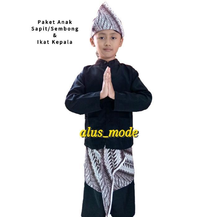 Set sapit urang instan dan ikat kepala set sapit sapit urang dan Blangkon sembong sapit urang instan