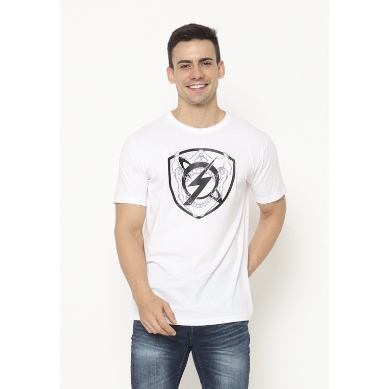 Planet Surf Clothing Kaos Pria Lengan Pendek Putih Catharsis New 213J MTSS11329-WHT Planet Surf