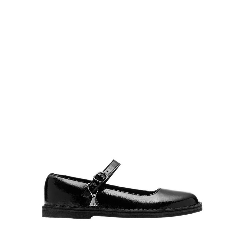 Clarks Desert Jane Black Pat
