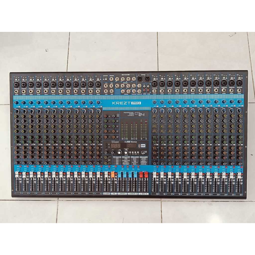 MIXER KREZT GT 24 DSP EFFECT PROFESSIONAL / DSP EFFECT PROFESSIONAL MIXER GT 24 compres