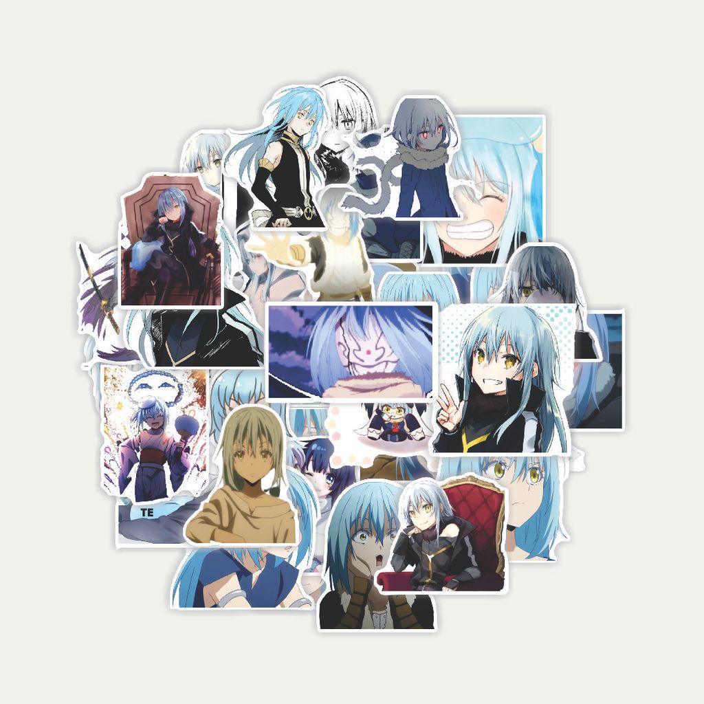 Sticker Pack Stiker Rimuru Tempest | Sticker TUMBLR | Stiker LAPTOP KOPER HELM