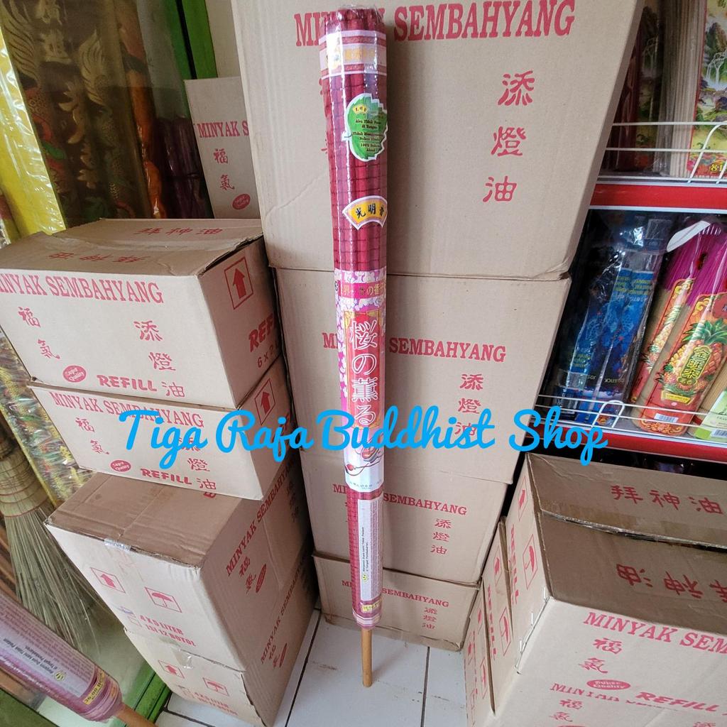 Dupa Hio Besar Alami Samkai SCR Sakura Warna Merah 36 Jam