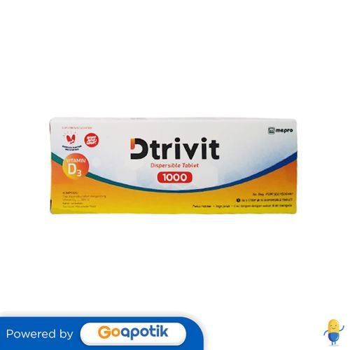 Dtrivit 1000 Iu Box 30 Tablet