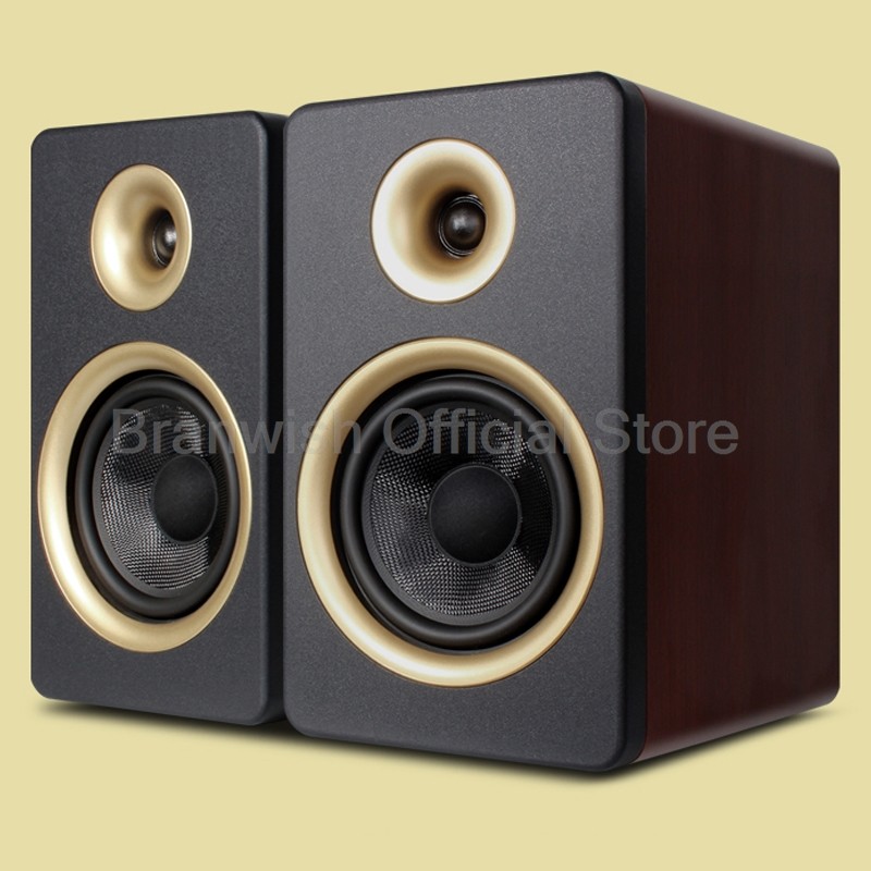 6.5 Inch Hifi High Fidelity Passive Bookshelf Speaker Home Fever Home Theater Desktop Sound Box Surr