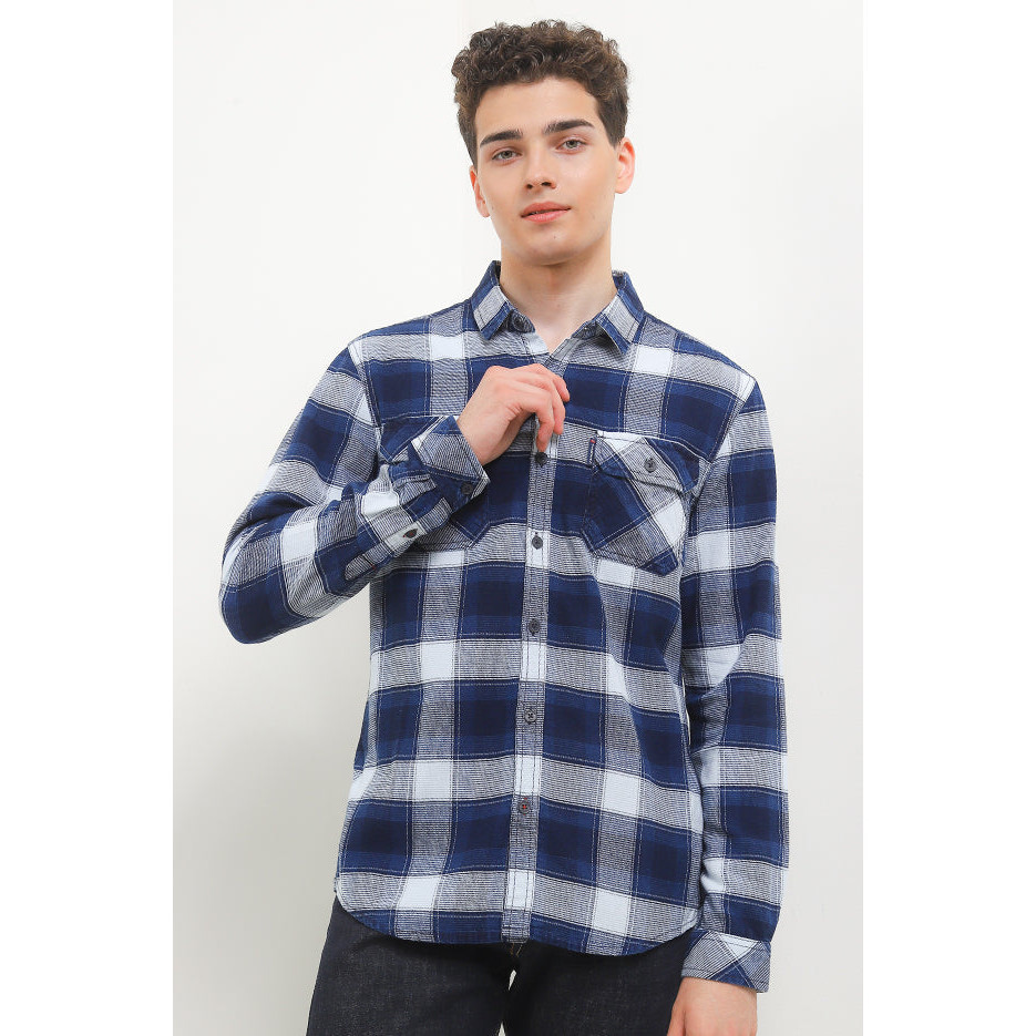 Cardinal Kemeja Lengan Panjang Slim Fit Pria C2904J02H