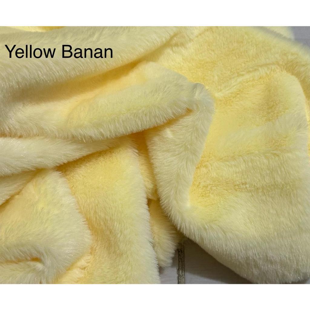 AST - Kain Bulu Rabbit Fur Kain Bulu Kelinci Halus Kain Bulu Ukuran 50 cm x 75 cm