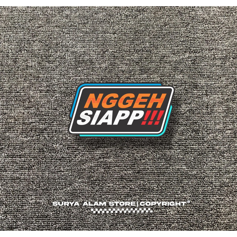 Stiker Nggeh Siap Cutting