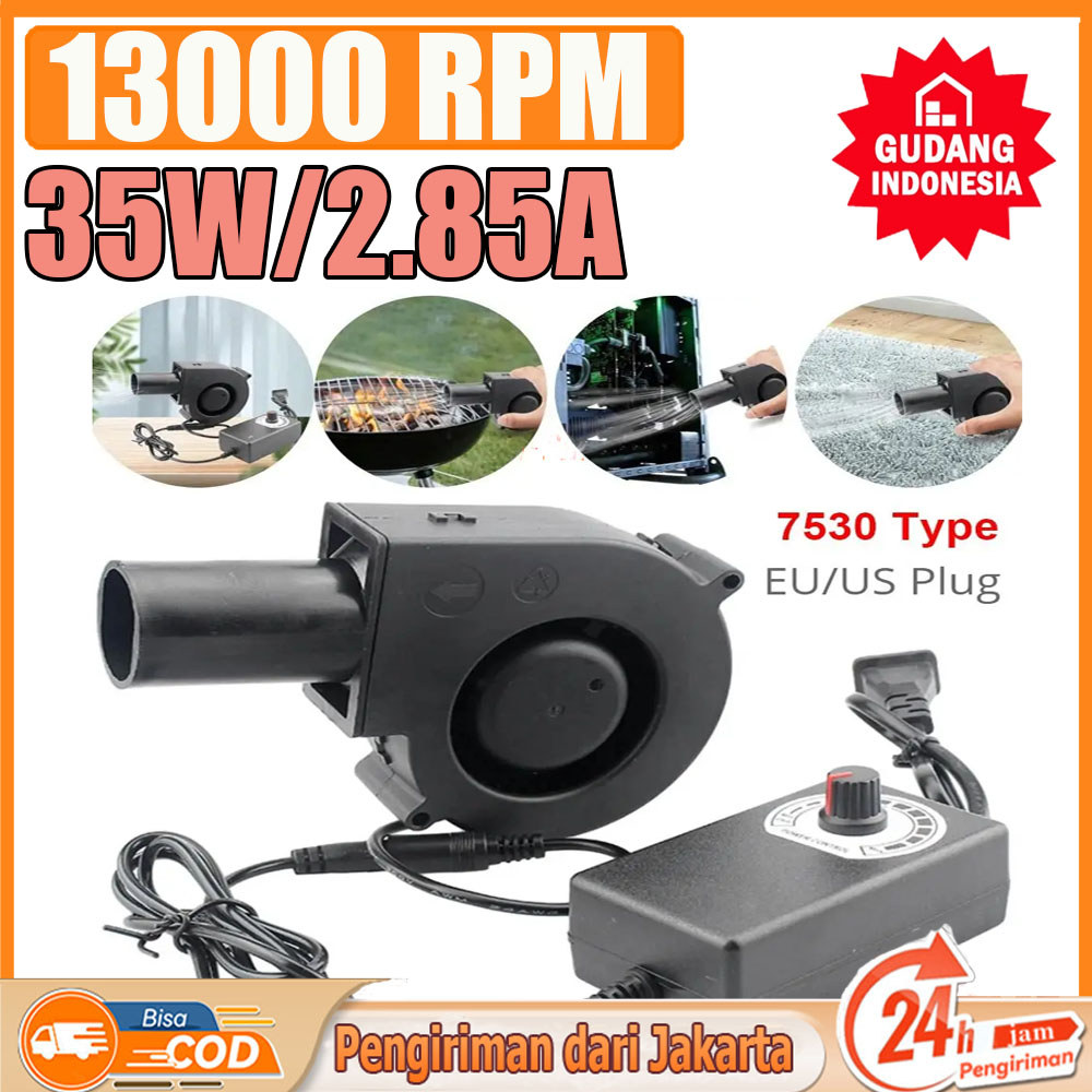 Blower 13000 RPM Ac Turbocharger Portabel Kecil Dengan Kipas Peniup Udara Portabel Kipas Kipas Blowe