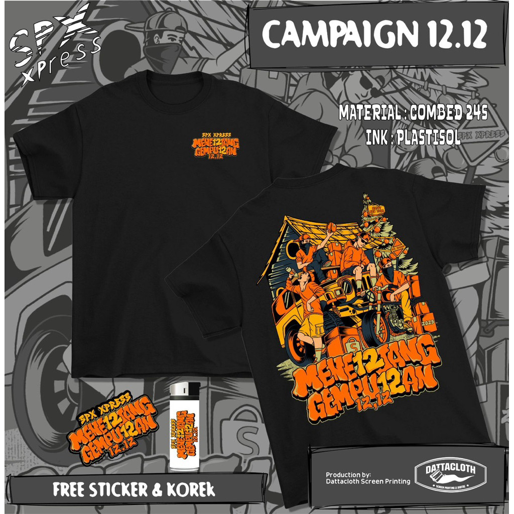 T-Shirt Kaos Campaign/Event Spx Express 12-12