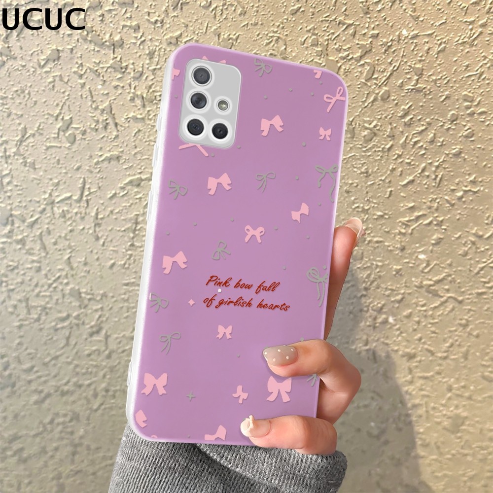 UCUC HardCase Full Coverage 2-in-1 For Samsung Galaxy A71 Casing Hp Untuk Case Kesing 1014 GDK
