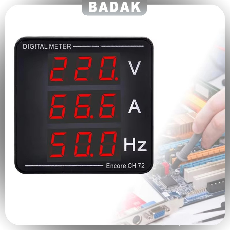 Ampere Volt Meter Digital/Digital Voltmeter Ampere Meter HZ/Tiga Tampilan Digital Meter Arus Teganga