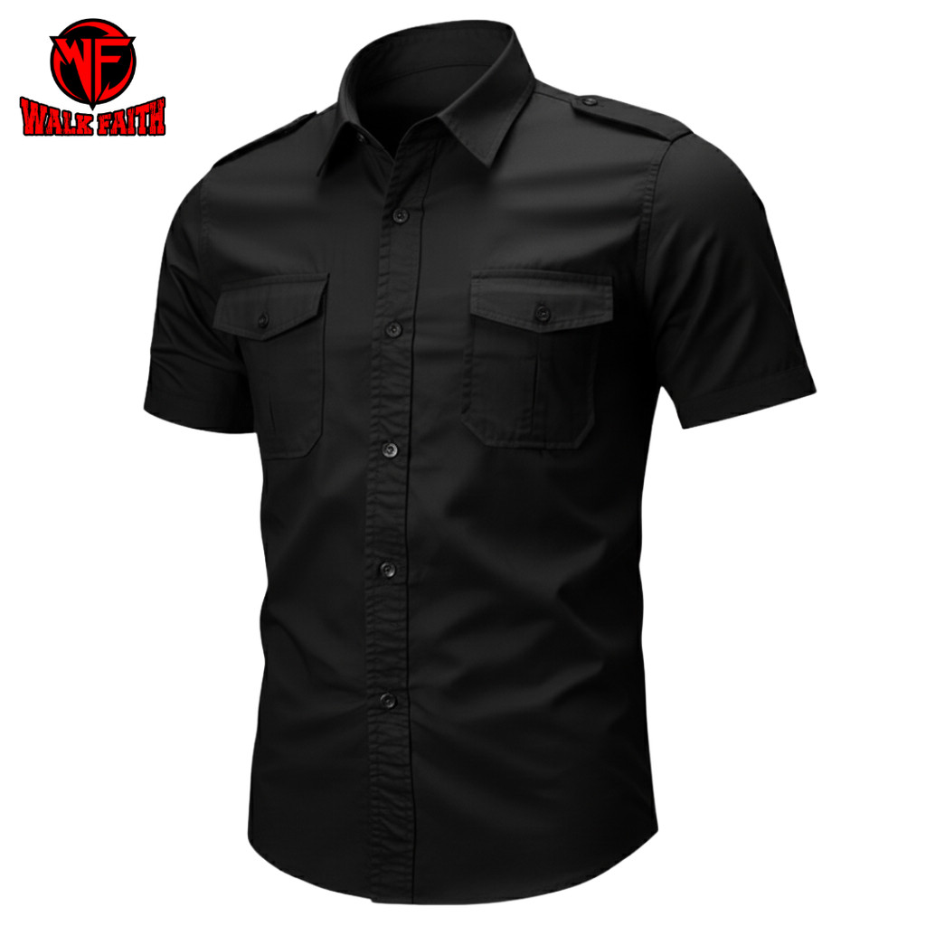 Kemeja Tactical Lengan Pendek / Kemeja Tactical Pria Lengan Pendek / Kemeja Tactical / Baju Tactical