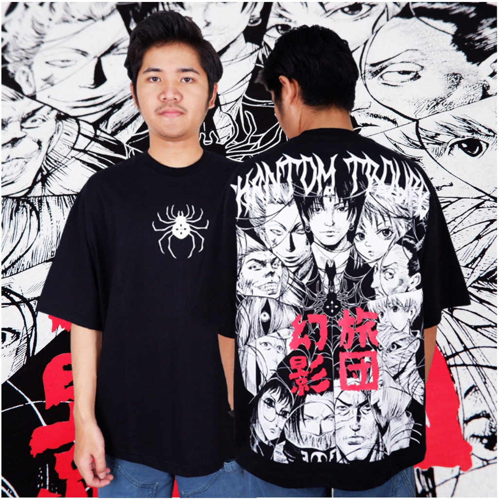 COD TSHIRT GENEI RYODAN HUNTER X HUNTER BIG OVERSIZE KAOS ANIME GAME VINTAGE
