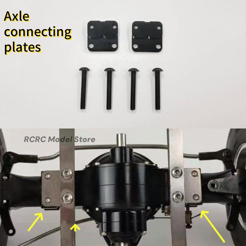 RC 1/14 Model Truck Axle Spacer Adapter Shim Connecting Plate For Tamiya LESU 1/14 RC 770S FH16 MAN 