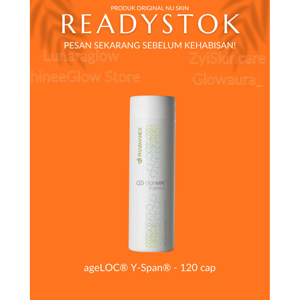 ageLOC® Y-Span - 120 cap Original Nu Skin Perawatan, Kecantikan dan Kesehatan