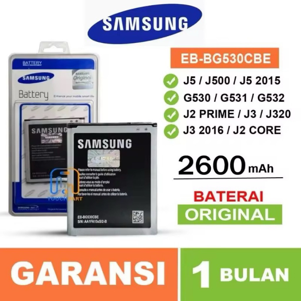 Baterai Batre Samsung Galaxy J2 Core J2 Prime J2 Pro A2 Core J3 Pro J3 2016 J320 J500 J5 2015 G530 G