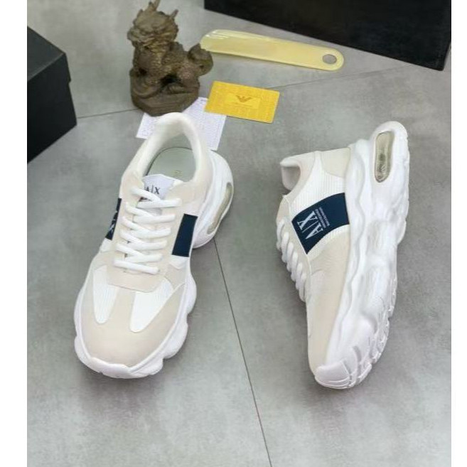 Merek Sepatu Pria Armani sepatu olahraga sepatu kasual sepatu pria luar ruangan