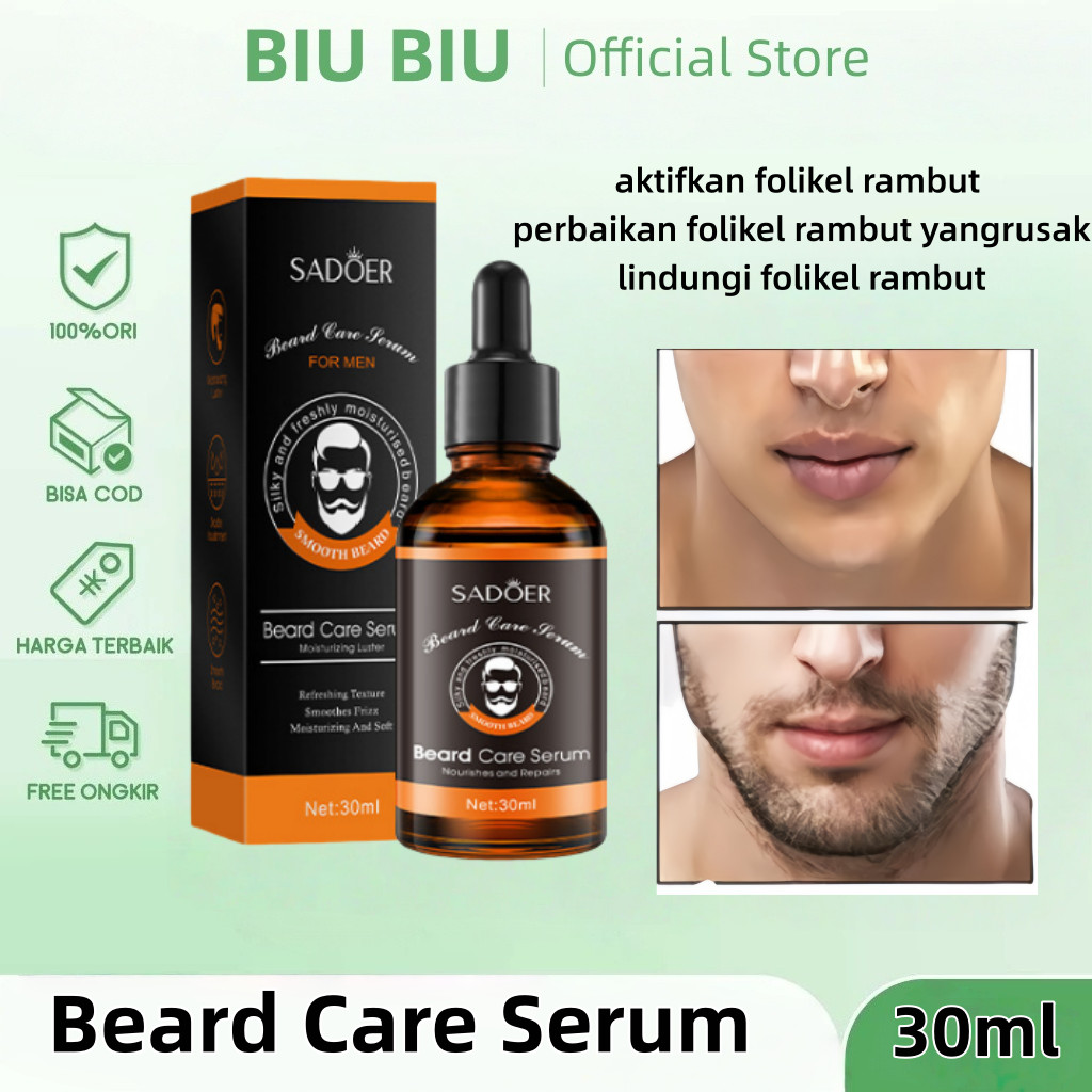 Biu Biu Serum Penumbuh Brewok Pria Cepat Minyak Penumbuh Kumis Cepat Serum Penumbuh Jenggot Brewok T