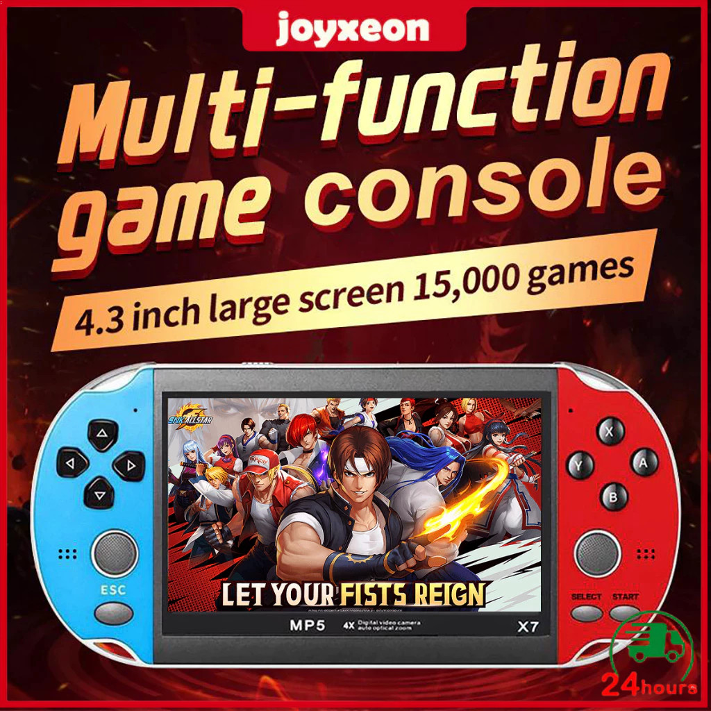 Gameboy Konsol Game PSP X12 X7 Screen Besar 4.3 Inch 8G Mp5 Musik Video Player