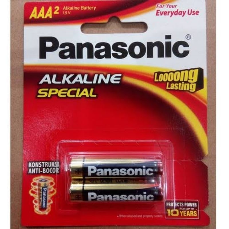 [ ISI 2 ] BATERAI AAA ALKALINE PANASONIC / ALKALINE AAA BATTERY